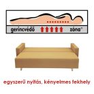 Fiona 155MB kanapéágy Gerincvédő Zónával 13 cm magas láb