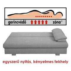   Dover AKCIÓS 155M kanapéágy MN csoki+beige  Gerincvédő Zónával