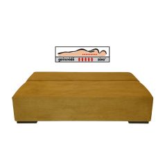   Dover AKCIÓS 155M kanapéágy Lincoln mustár Gerincvédő Zónával