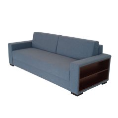   Toronto 155MA kanapéágy Gerincvédő Zónával polcos karral Neve kék