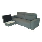 Trento 165MB L alakú kanapéágy Gerincvédő Zónával vízzel tisztítható szövettel