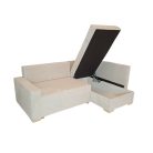 Milano sarokkanapé hátfallal, Lincoln szövettel