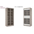 Varia 04 elem, teleüveges szekrény 90 széles