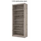 Varia 06 elem, nyitott polcos szekrény 90 széles