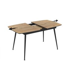 Yense étkezőasztal 80x125/165 cm rivoli tölgy színben