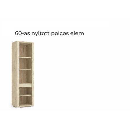 Formello 60 cm nyitott polcos elem