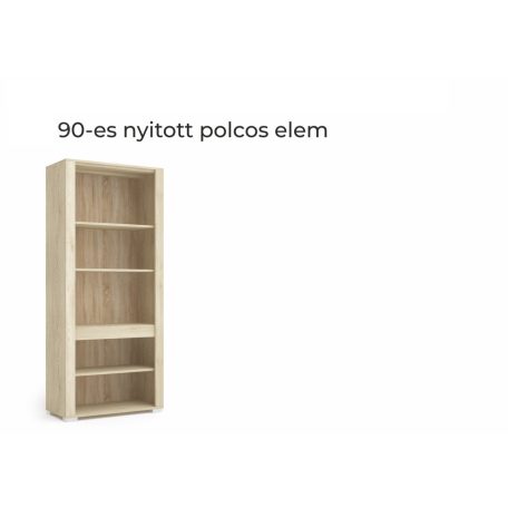 Formello 90 cm széles nyitott polcos elem
