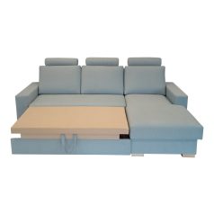   Fiona L kanapé ágyazható 3 fejtámlával, vízzel tisztítható szövettel