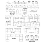 Fiona elemes sarokkanapé ágyazható