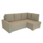 Milano sarokkanapé hátfallal, vékony karral