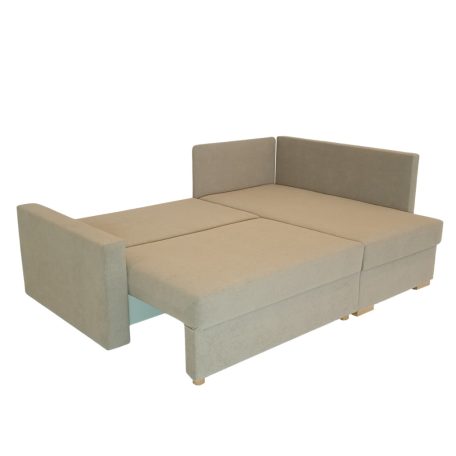 Milano sarokkanapé hátfallal, vékony karral