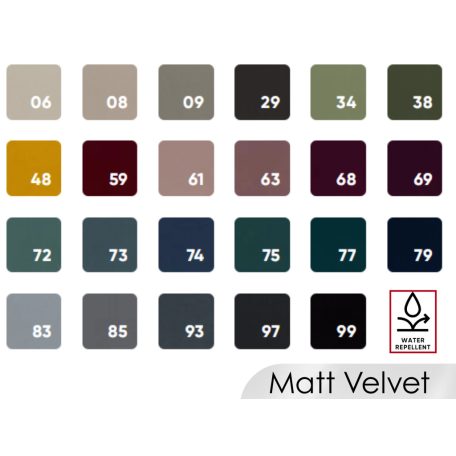 Matt Velvet szennytaszító bútorszövet