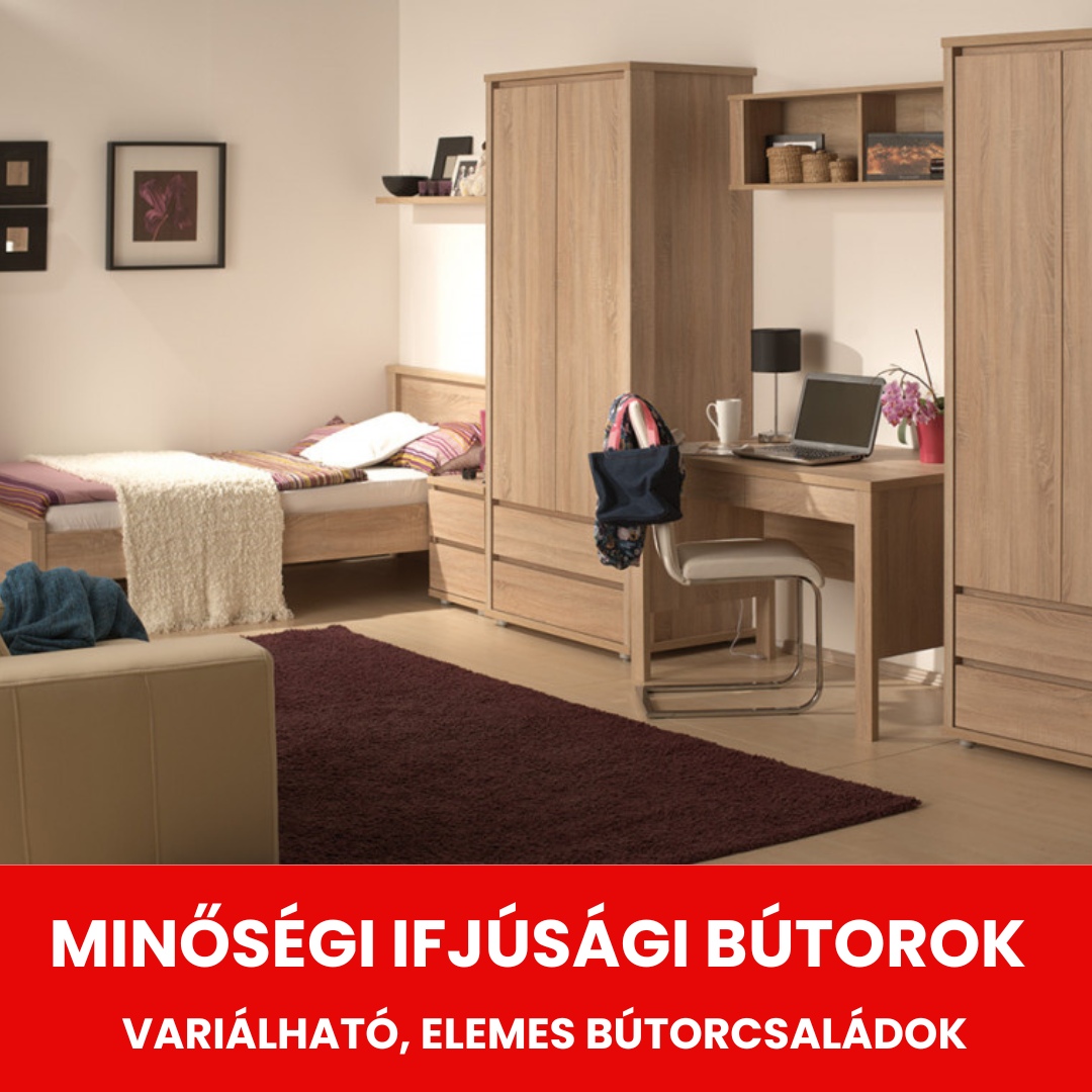 Minőségi magyar ifjúsági szoba bútorok